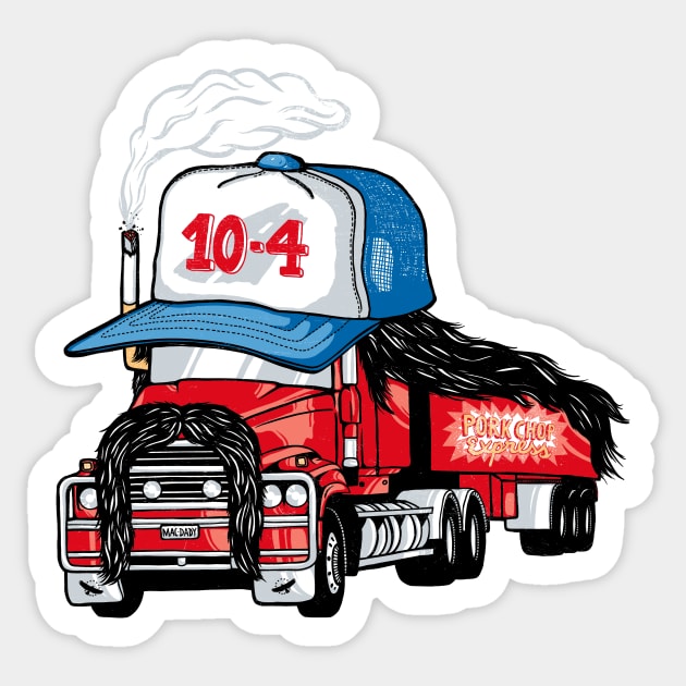 Trucker Hat Sticker by Made With Awesome